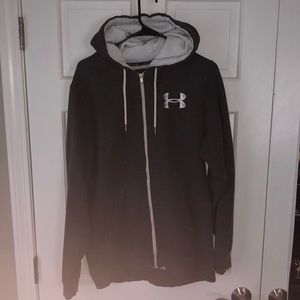 Under Armour grey zip up hoodie